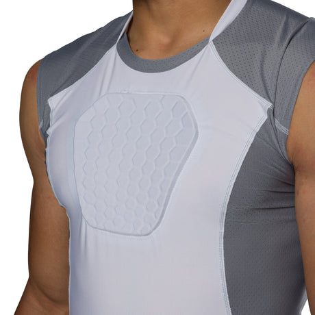 McDavid Adult HEX Sternum Padded Shirt Football Padded Shirts Adult