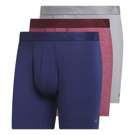 adidas Men's Luxe Comfort 3-Pack Boxer Brief Mens Apparel Underwear