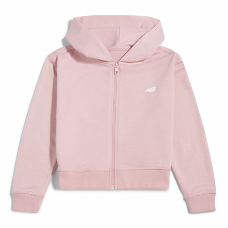 New Balance Girls' 9060 Graphic Cropped Zip Hoodie-1