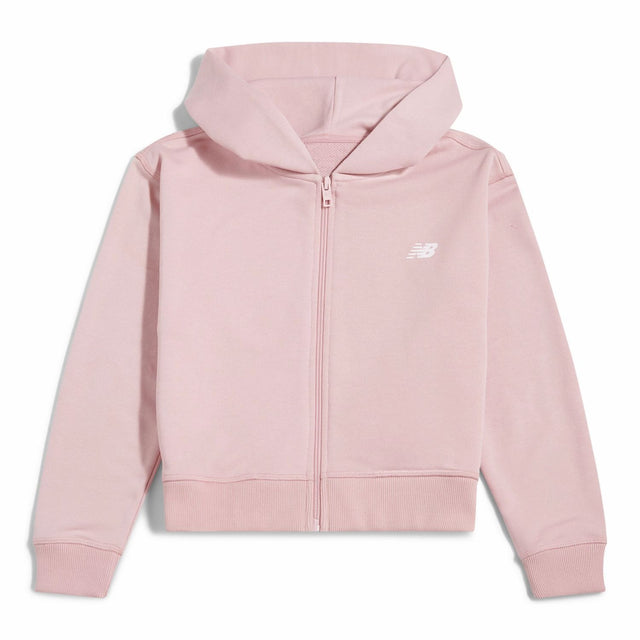 New Balance Girls' 9060 Graphic Cropped Zip Hoodie-1
