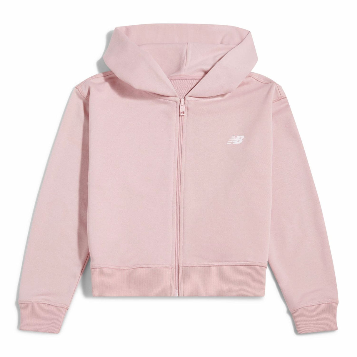 New Balance Girls' 9060 Graphic Cropped Zip Hoodie-1
