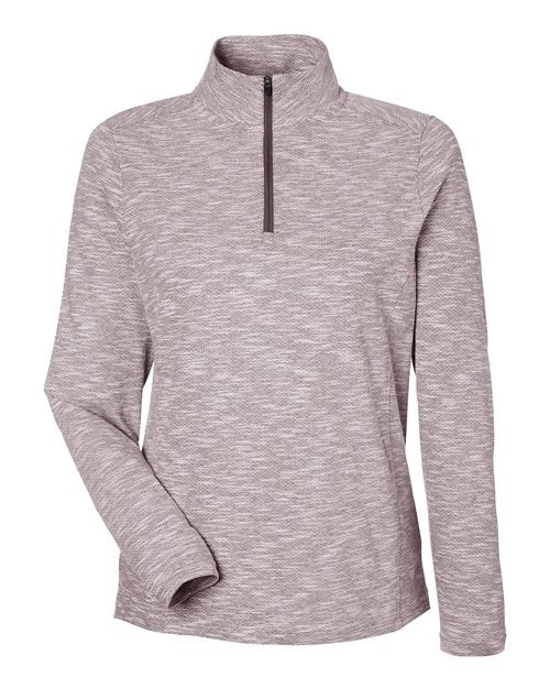 North End Women's Eclipse Jacquard Quarter-Zip Pullover-1