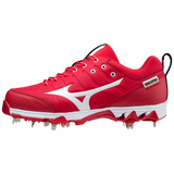 Mizuno Women's 9-Spike Swift 7 Low Metal Softball Cleats-1