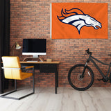 Rico Industries NFL  Denver Broncos Standard 3' x 5' Banner Flag-1