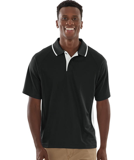 Charles River Men's Color Blocked Wicking Polo-1
