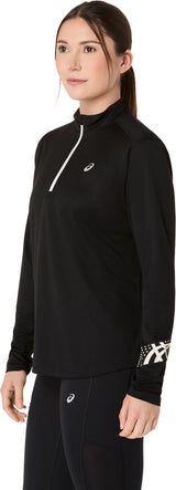 Asics Women's Icon 1/2 Zip Long Sleeve Top-3