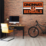 Rico Industries NFL  Cincinnati Bengals Bold 3' x 5' Banner Flag-1