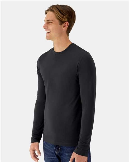  Men's Cool DRI Cotton Touch Long Sleeve T-Shirt-2
