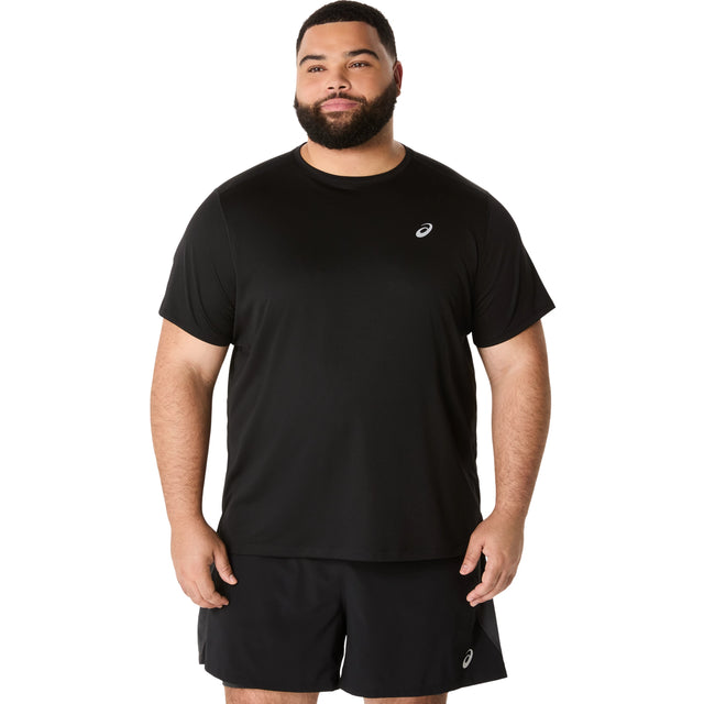 Asics Men's Silver Short Sleeve Top-1