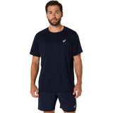 Asics Men's Silver Short Sleeve Top-1