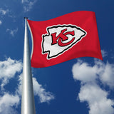 Rico Industries NFL  Kansas City Chiefs Standard 3' x 5' Banner Flag-2