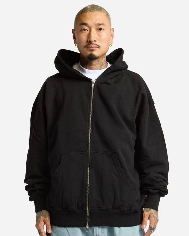 Shaka Wear Men's Max Heavy Garment-Dyed Full-Zip Hoodie Sweatshirt