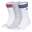 adidas Men's Cushioned 3-Stripe 4.0 3-Pack Crew Sock Unisex Accessories Socks