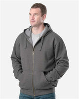 Berne Apparel Men's Heritage Full-Zip Hooded Sweatshirt-2