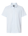 AllPro Men's Pro-Flex Sorona Button Down Short Sleeve Shirt-1