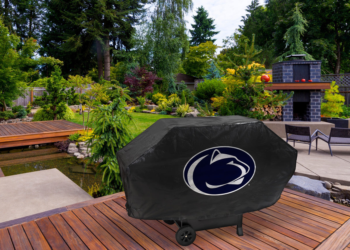 Rico Industries NCAA Penn State Nittany Lions - PSU Black Deluxe Grill Cover-1