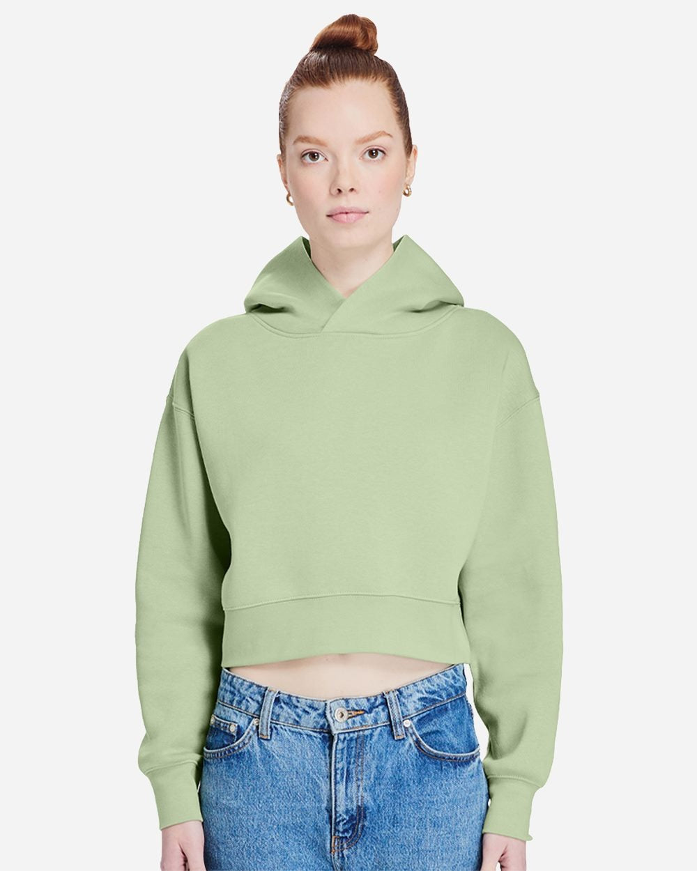 Lane Seven Women's Relaxed Cropped Hoodie Sweatshirt