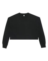 Lane Seven Women's Relaxed Cropped Crewneck Sweatshirt-1