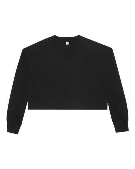 Lane Seven Women's Relaxed Cropped Crewneck Sweatshirt-1