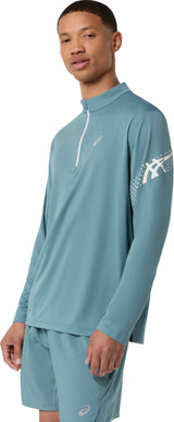 Asics Men's Icon Long Sleeve 1/2 Zip Top-3