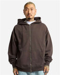 Shaka Wear Men's Max Heavy Garment-Dyed Full-Zip Hoodie Sweatshirt-1