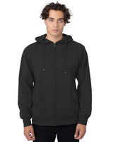 econscious Men's Heritage Full-Zip Hooded Sweatshirt-1