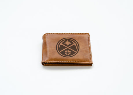 Rico Industries NBA  Denver Nuggets  Laser Engraved Billfold Wallet-2