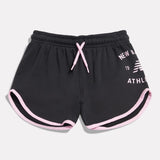 New Balance Girls' Varsity Graphic Shorts-1