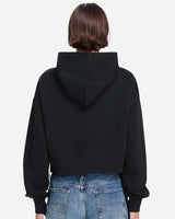 Lane Seven Women's Relaxed Cropped Full-Zip Hoodie Sweatshirt-5
