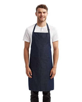 Artisan Collection by Reprime Recycled Pocket Bib Apron-1