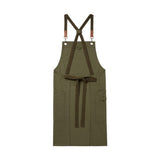 Artisan Collection by Reprime Clip & Clasp Cross-Back Bib Apron-5