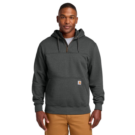 Carhartt Men's   Tall Rain Defender   Paxton Heavyweight Hooded Zip Mock Sweatshirt CTT100617