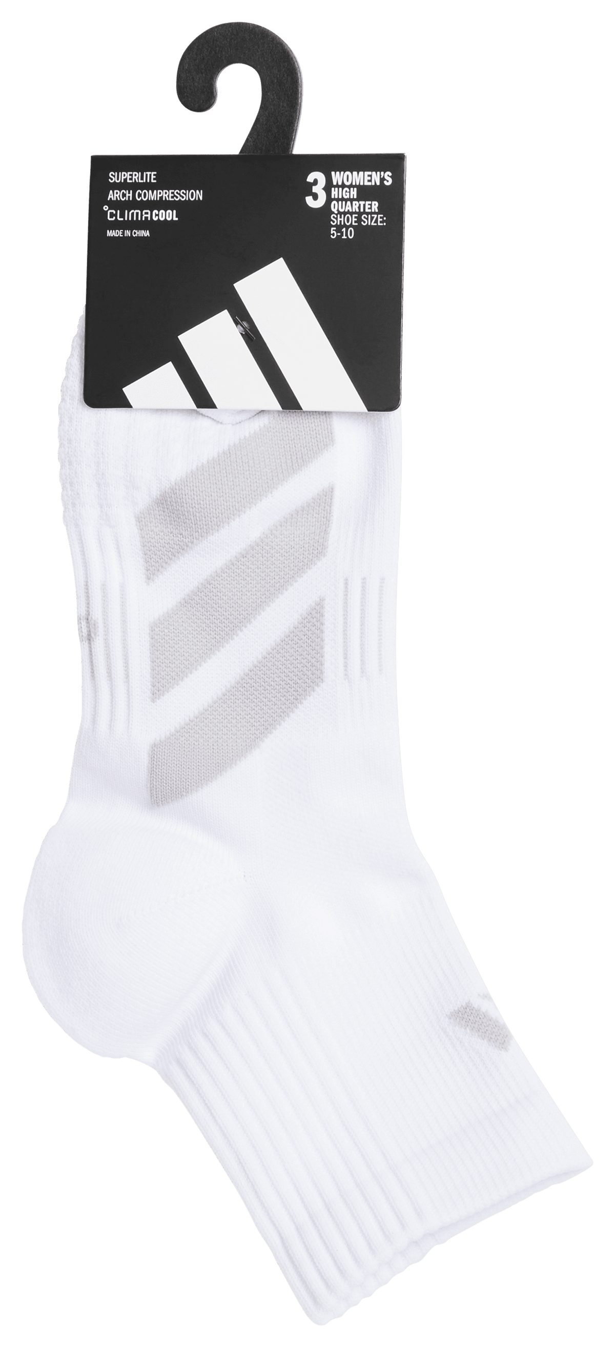 adidas Women's EVO 3-Pack High Quarter Sock-7
