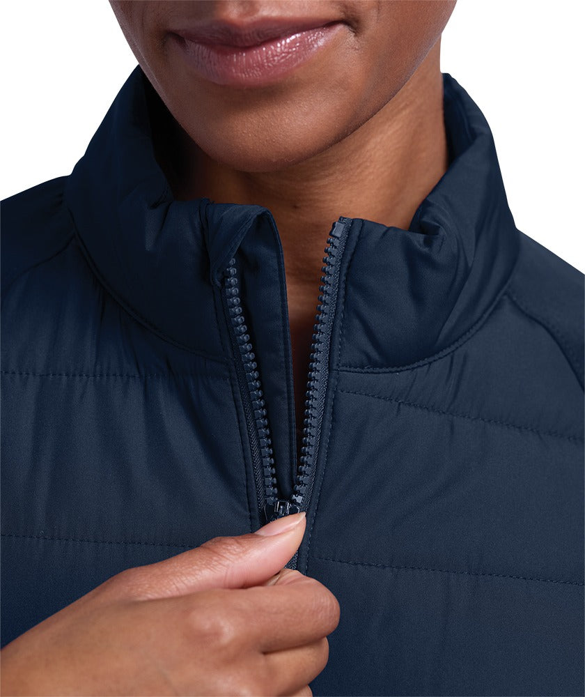 Charles River Women's Lotus Hybrid Puffer Jacket-5