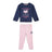 New Balance Infant & Toddler Floral Graphic Crew & Leggings Set-1