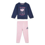 New Balance Infant & Toddler Floral Graphic Crew & Leggings Set-1