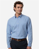 Devon & Jones Men's CrownLux Performance Spencer Poplin Dress Shirt-3