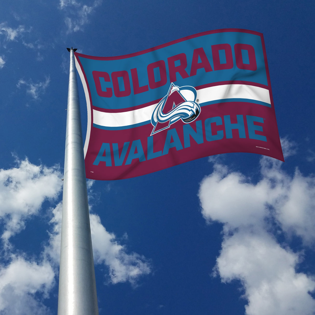 Rico Industries NHL  Colorado Avalanche Bold 3' x 5' Banner Flag-2