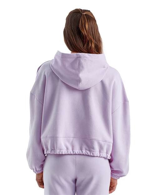 TriDri Women's Cropped Maria Hooded Sweatshirt-3