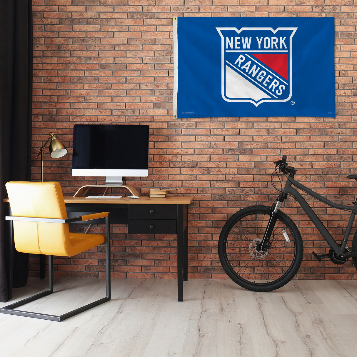 Rico Industries NHL  New York Rangers Standard 3' x 5' Banner Flag-1