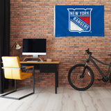Rico Industries NHL  New York Rangers Standard 3' x 5' Banner Flag-1