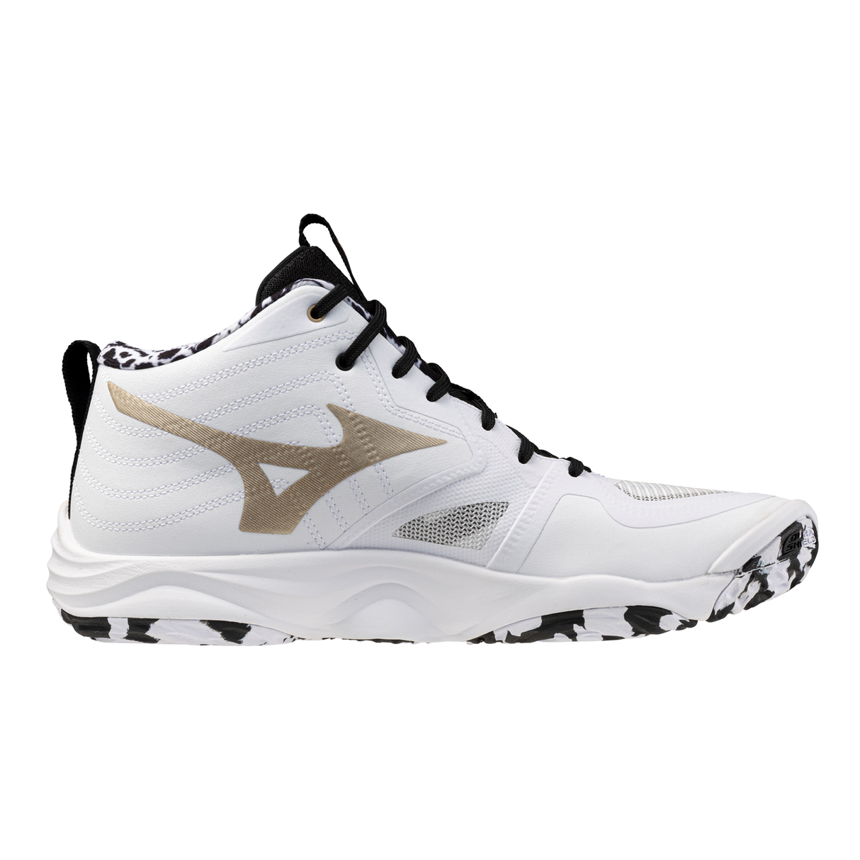 Mizuno Adult Wave Momentum 4 Elite Mid Volleyball Shoes-3