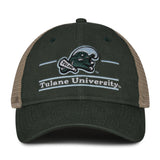 The Game Headwear Tulane Split Bar Trucker Hat