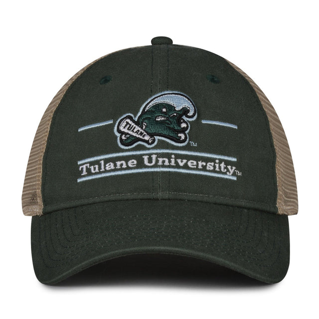 The Game Headwear Tulane Split Bar Trucker Hat