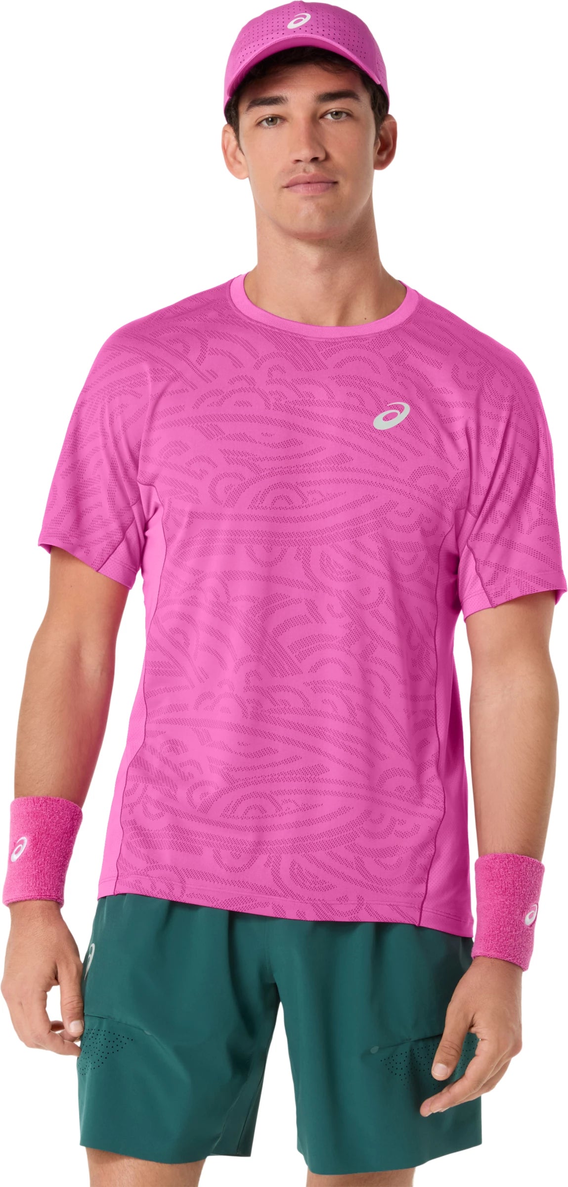 Asics Men's Match Jacquard Short Sleeve Top-1