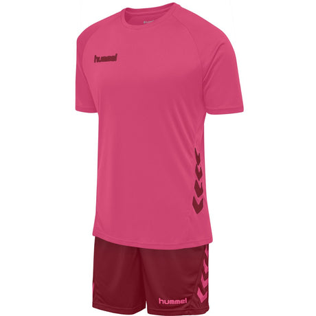 Hummel Men's Promo Crew T-Shirt & Shorts Set Mens Apparel Shirts & Tops