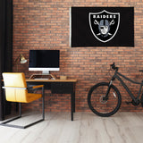 Rico Industries NFL  Las Vegas Raiders Standard 3' x 5' Banner Flag-1