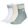 adidas Women's Cushioned 3-Stripe 4.0 3-Pack High Quarter Sock Unisex Accessories Socks
