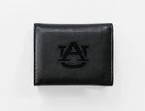 Rico Industries NCAA Auburn Tigers  Laser Engraved Faux Leather Trifold Wallet-1