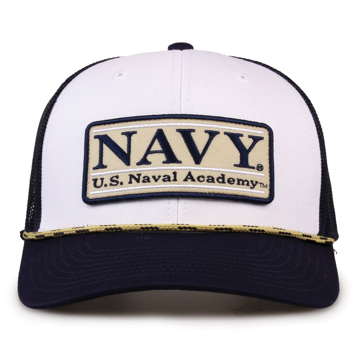The Game Headwear Navy Rope Trucker Hat
